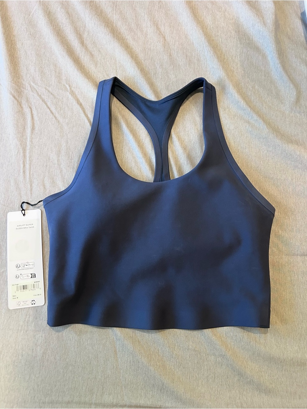 ALO Yoga Airlift Super Sleek Bra Tank in Navy | Brand new